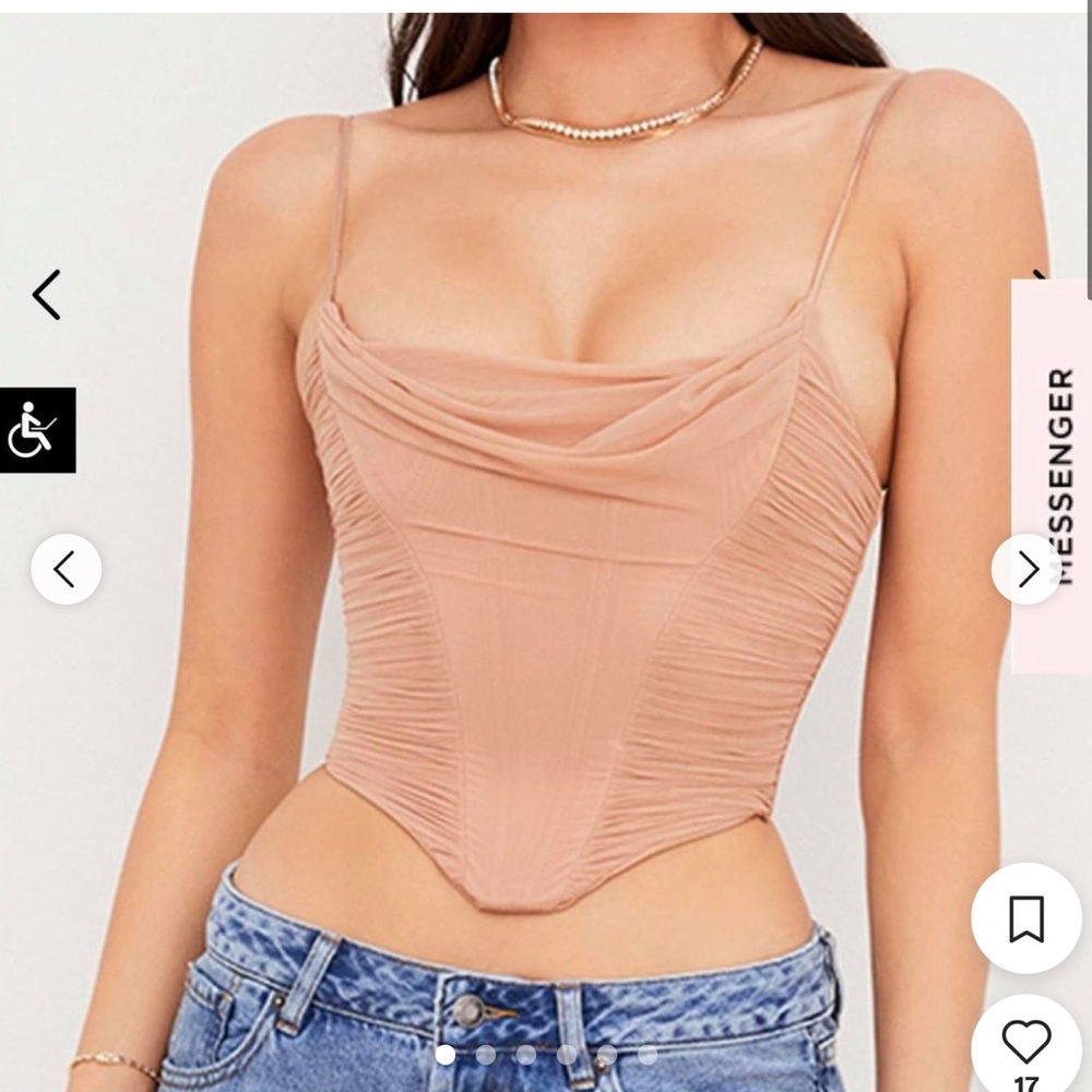 House of CB Tan Top